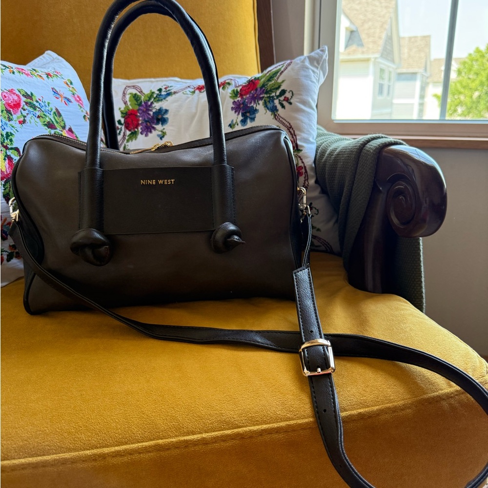 Nine West Black Satchel Bag